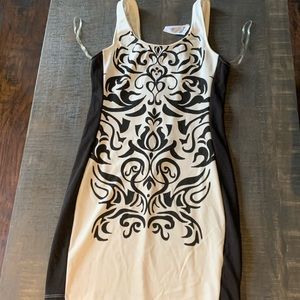 Mini Dress Black & White